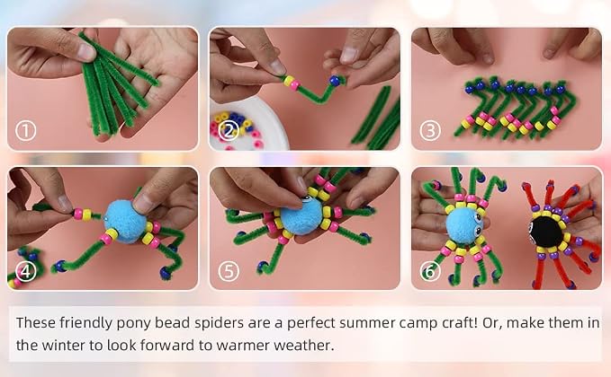 3000+ pcs Pony Beads, Plastic Bead - Image 6