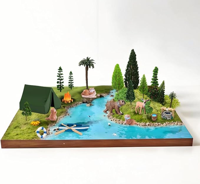 Miniature Garden Accessories, Model Scenery Kit, Forest Animal Figures - Image 4