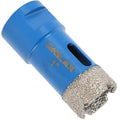 Drilax Pro Series 1 Inch Diamond Hole Saw Drill Bit for Angle Grinders | 5/8"-11 Thread | Fast Dry Cutting in Concrete, Masonry, Granite, Quartz, Porcelain, Tile | 1-3/8" Depth