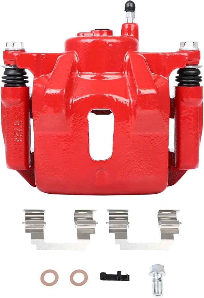 SCITOO 19B2698 Disc Brake Caliper Assembly with Bracket Fit For Pontiac Vibe 2003-2008,For Toyota Corolla 2003-2008,For Toyota Matrix 2003-2008