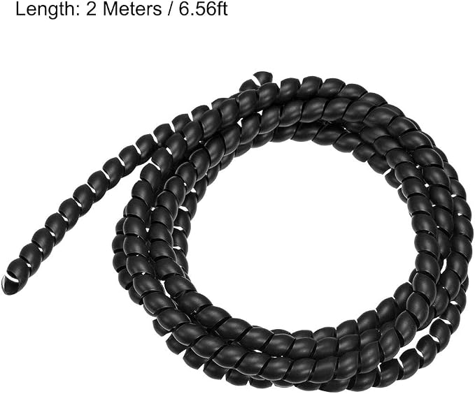 uxcell Flexible Spiral Tube Wrap Cable Management Sleeve 8mm X 10mm Computer - Image 2