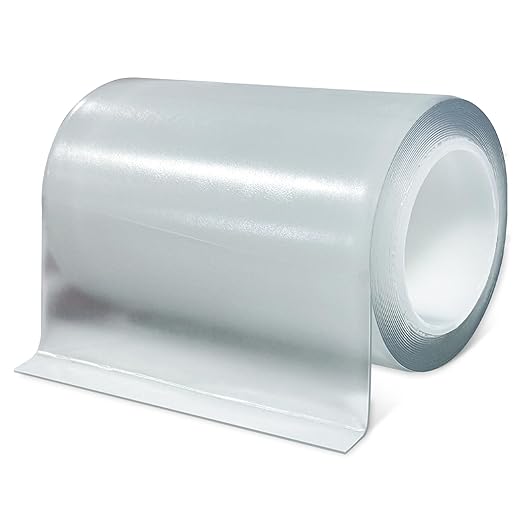 Waterproof Repair Tape for Fabric, Awning, RV Roof, Underbelly, Tarp, Tent, Sail and Boat Cover Outdoor Repair Patch, Heavy Duty, Clear, Multipurpose