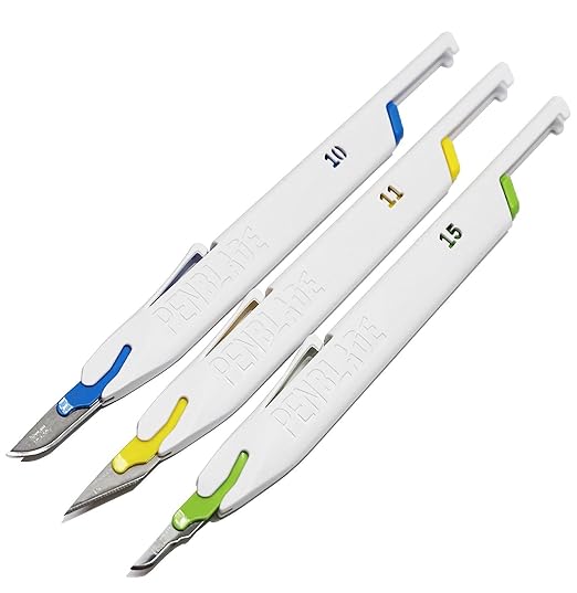 TIDI PenBlade Retractable Utility Knife, Blade Sizes 10, and 15 ― by PenBlade