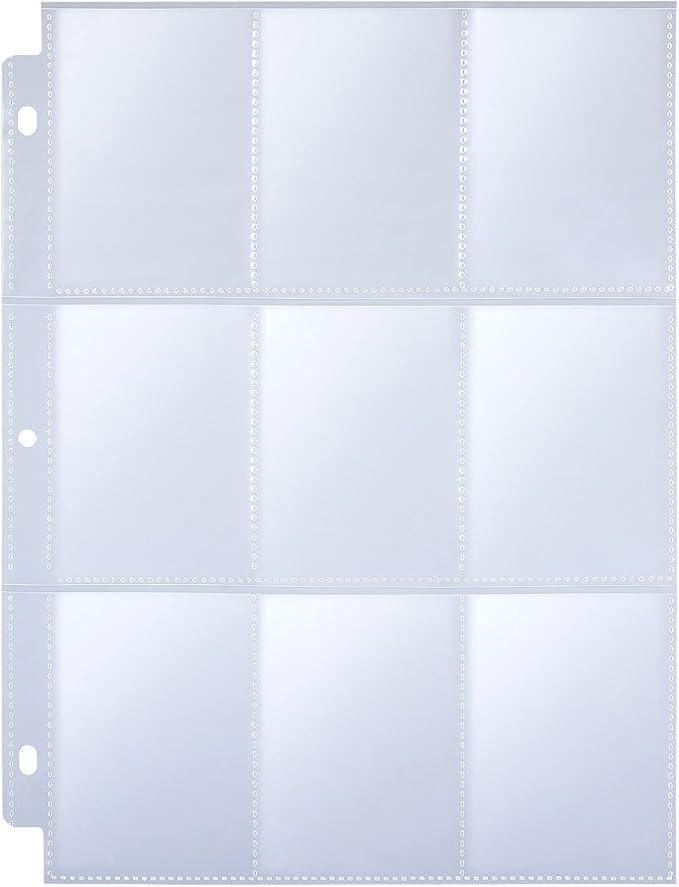 36 Pack 9 Pocket Page Protector by Tamaki