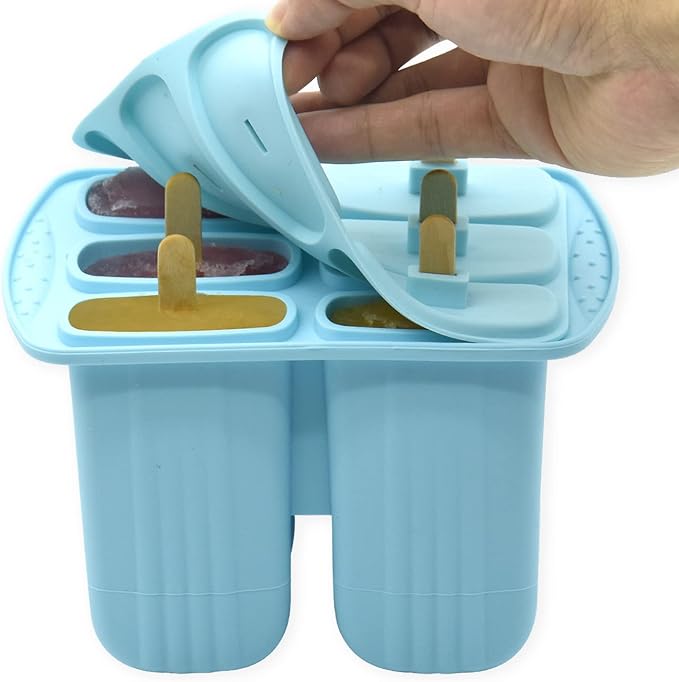 Bangp Popsicle Molds 6-cavity, Non-BPA Silicone Ice Pop Maker | Silicone - Image 2