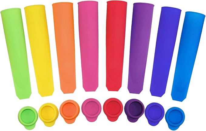 8 PCS Popsicles Molds, Reusable Multi Colors Popsicle Maker - Image 7