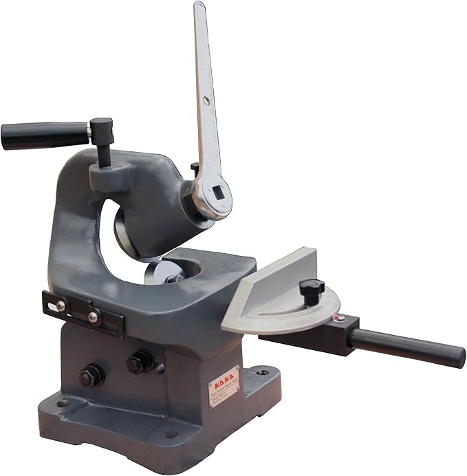 KAKA INDUSTRIAL MMS-3 Cast-Iron Multiple Purpose Throatless Sheet Metal Shear, High Accuracy, High Adjustability, Easy Operation Sheet Metal Cutter with 0.059-Inch Cutting Capacity
