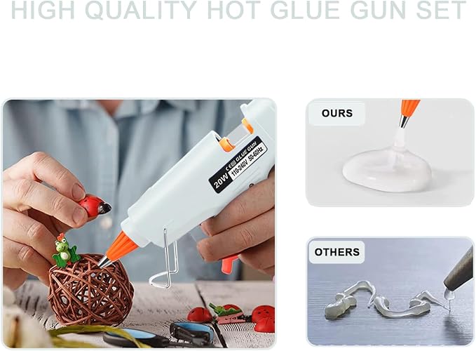 Hot Glue Gun Kit: Mini Hot Glue Gun and Sticks Set - Image 4