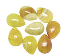 Fashewelry Natural Teardrop Flat Back Cabochons Beads by FASHEWELRY