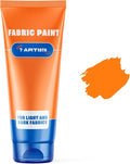 Orange Fabric Paint 2 fl. oz Tube – Permanent Fabric Paint Orange by 7+Artists