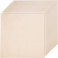12 Pack Basswood Sheets for Crafts-12 x 12 x 1/8 Inch- 3mm Thick Plywood Sheets by AWIZOM