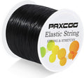 Black Elastic Stretchy String, Paxcoo Stretch Bead Cord by PAXCOO