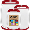 GORILLA GRIP BPA-Free Reversible Kitchen Cutting Board Set of 3, US Designed by Unknown