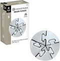 BePuzzled | Spiral Hanayama Metal Brainteaser Puzzle Mensa Rated Level 5 by BePuzzled