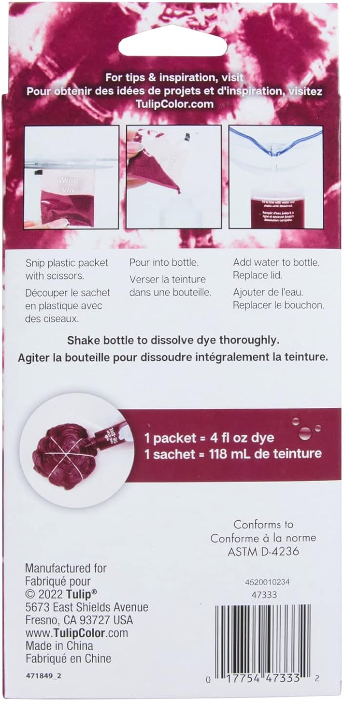 Tulip One-Step Tie-Dye Kit, 3 Fabric Dye Refill Packs - Image 6
