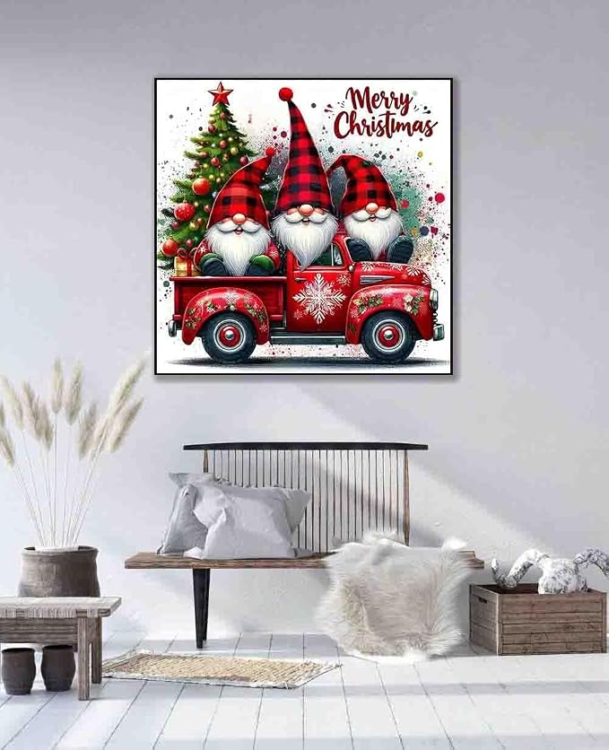 Christmas Cross Stitch Kits for Adults Beginner, Gnome Counted Cross Stitch - Image 4