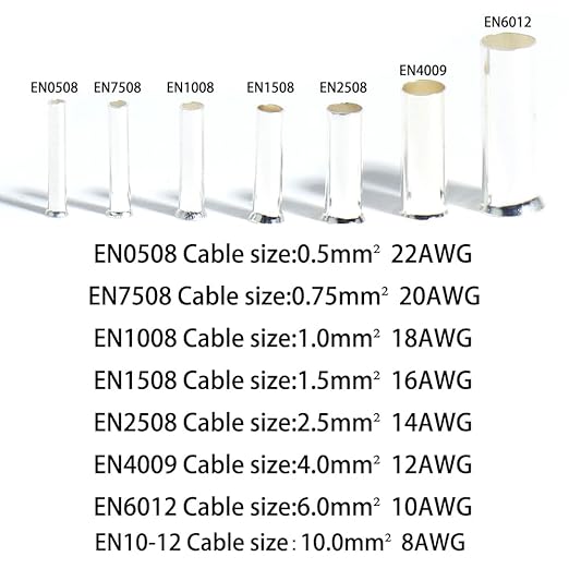 1100Pcs Wire Ferrules Tinned Copper Crimp Connector Electrical Cable Pin Cord Fitting Assortment Kits Terminals Sleeves Crimping Tool Set Silver Plated Sleeves Insulated…