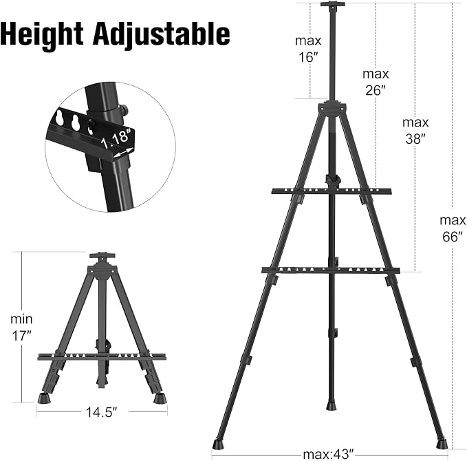 Art Painting Display Easel Stands - Image 3