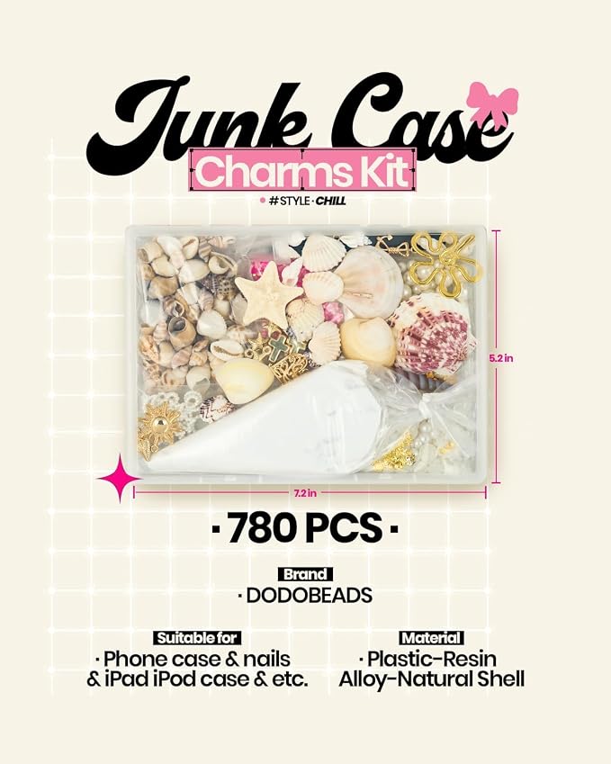 DoDoBeads Beach Junk Case Charms Kit, DIY Decoden Kits - Image 5