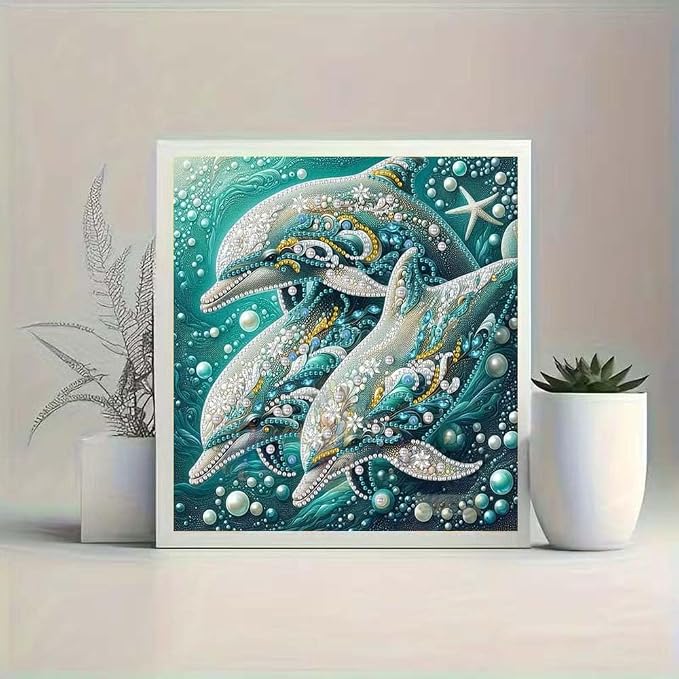 Dolphin Animal Diamond Art Kits - Image 4