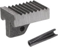 HARFINGTON Pipe Wrench Heel Jaw with Pin Assembly 12" Wrench Replacement High Carbon Steel