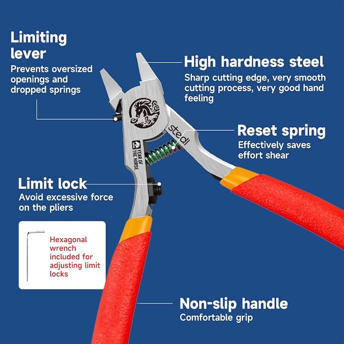 stedi Ultimate Model Nippers 5-Inch, Ultra-Thin Single-Edge - Image 3