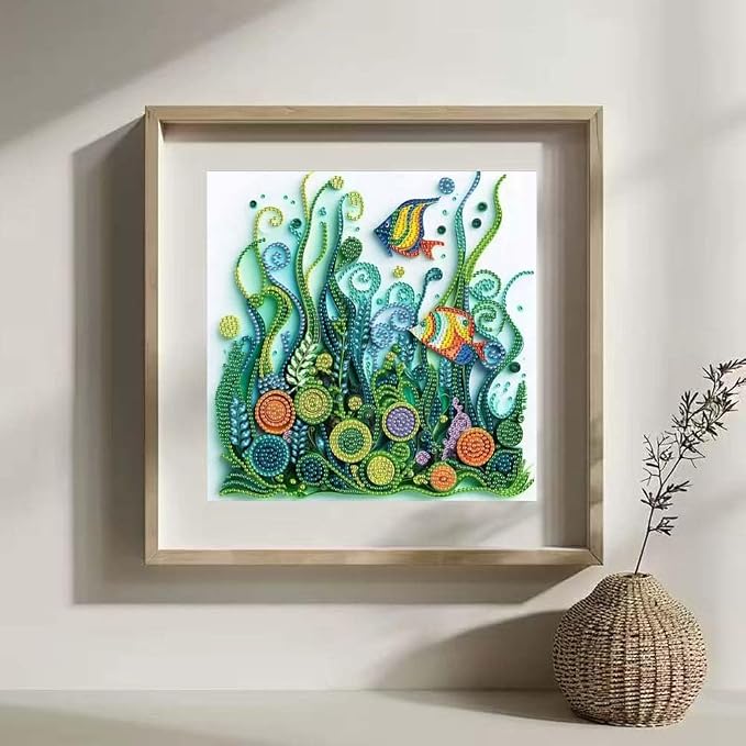 ZQEATRY Fish Seaweed Diamond Art Kits - Image 5
