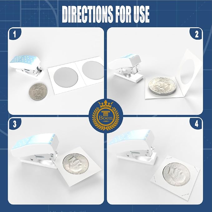 Boen Coin Flips 800Pcs Coin Holders 8 Assorted Sizes - Image 6