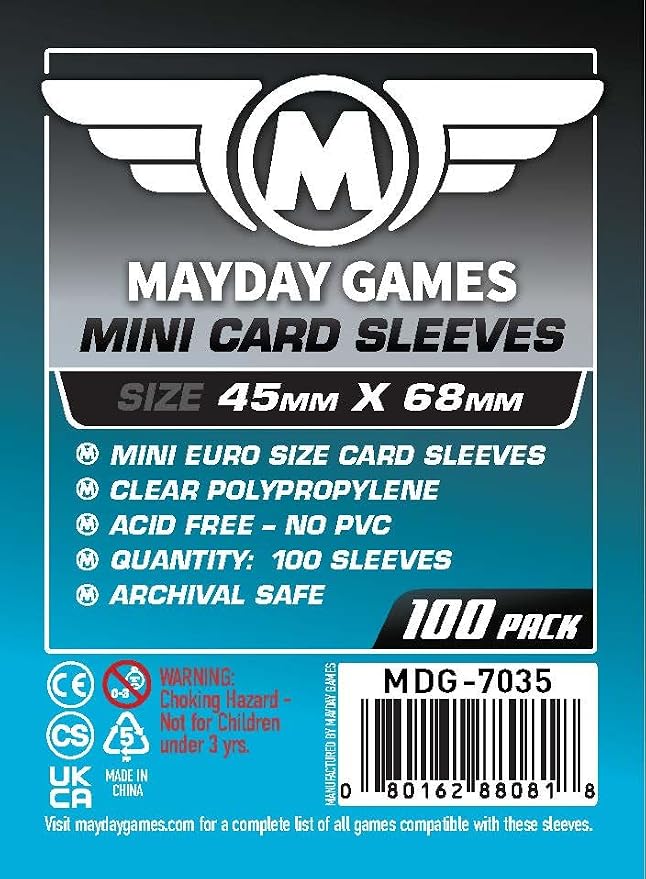 Mayday Games Scythe Game Accessory -Standard Compatible Card Sleeve Bundle - Image 2