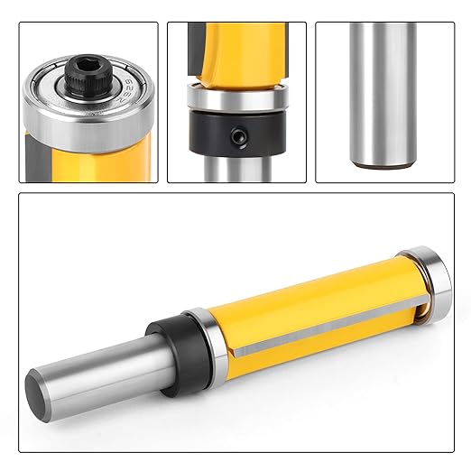 2-Inch Flush Trim Top and Bottom Bearing Router Bit 1/2-Inch Shank