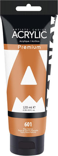 AUREUO Raw Sienna Acrylic Paint, 4 Fl Oz / 120ml Single Tube, Rich Pigment Art by AUREUO