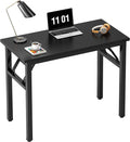 Need Small Folding Computer Desk, 31.5 Inch Writing Table, Sturdy Foldable Desk by Need
