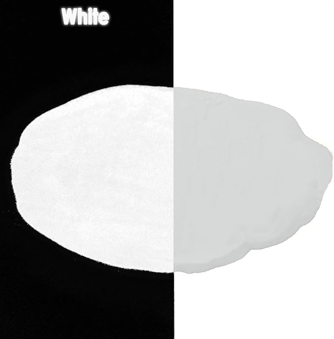 Matio Glow in The Dark Pigment Powder, 15g/0.5oz White Luminous Pigments | Long - Image 2