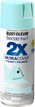 Rust-Oleum Painter's Touch 2X Ultra Cover Spray Paint, Satin Aqua | Indoor and by Rust-Oleum