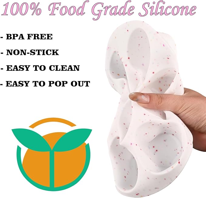 Sakolla 2 Pack Silicone Egg Bite Molds - Image 2