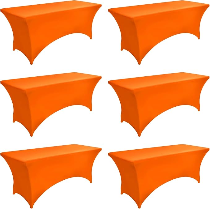 6-Pack 6ft Spandex Table Covers by Unknown