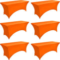 6-Pack 6ft Spandex Table Covers by Unknown