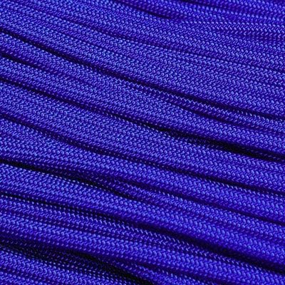The Paracord Store | Type III 550 Paracord - 50 FT Hank, Electric Blue | Heavy Duty 7 Strand Tactical Paracord - USA Made Nylon Outdoor Parachute Cord for Camping, Fishing & More - Survival Cord