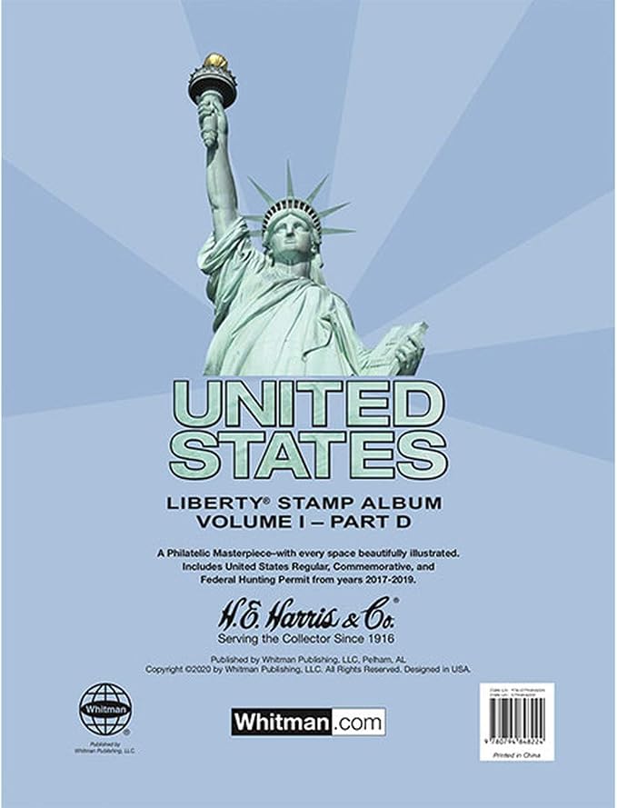 H.E. Harris & Co. USA Liberty Postage Stamp Album by Unknown