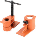 Heavy Duty 1 inch Pipe Clamp Jaws Vise Fixture Set Woodworking Tool Kit Vise Clamp for Gluing and Drilling Used in Wood Clamp, Water Pipe Clamp (1 PCS)