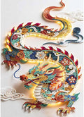Dragon Special Shape Diamond Art Kits by ZQEATRY