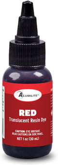 Alumilite Liquid Dye Red 1 Oz, Highly Concentrated Dye by Alumilite