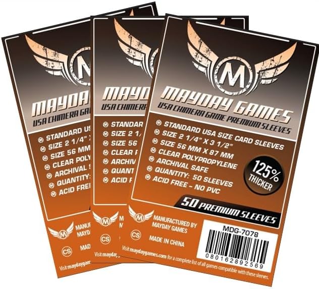 Mayday Games Dune: War for Arrakis -Premium Compatible Card Sleeve Bundle by MAYDAYGAMES