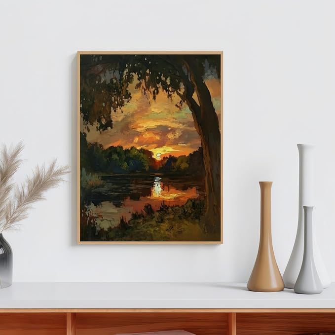 5DDIYART Forest Sunset Paint by Numbers - Image 2