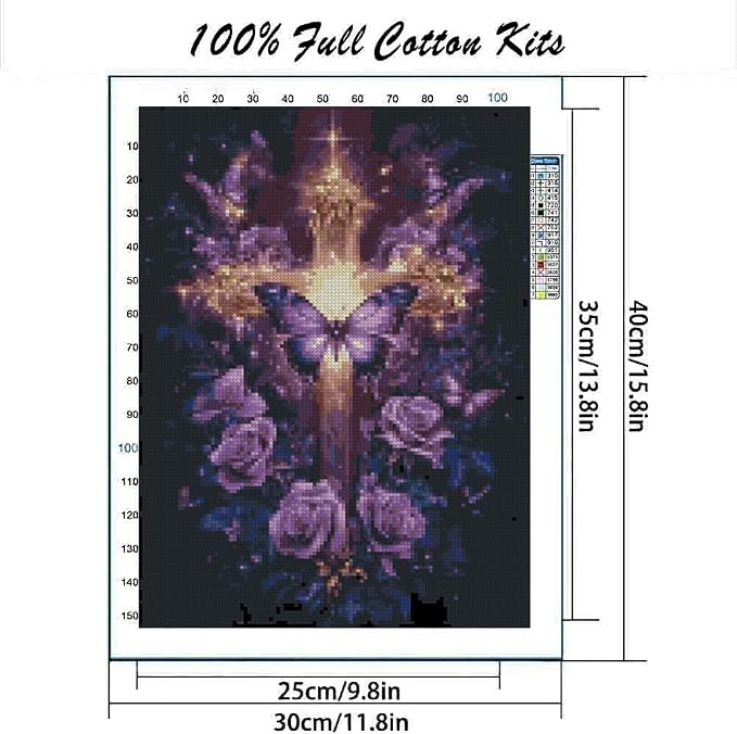 Religious Stamped Cross Stitch Kits - Image 2