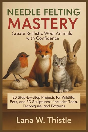 Needle Felting Mastery: Create Realistic Wool Animals by Unknown