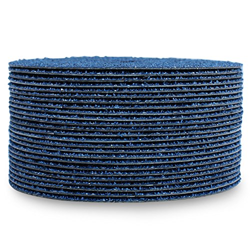 BHA Zirconia Resin Fiber Sanding and Grinding Discs, 4.5” x 7/8”, 80 Grit - 25 Pack