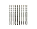 Generic Direko 10 Piece Carbide-Tipped SDS-Plus Rotary Hammer Drill Bit Set Length 6"",Twist Drill 1/4"",for Masonry，Concrete,Brick Granite etc.
