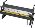24" Pan and Box Brake Machine, Industrial Sheet Metal Precision Hand Brake Machine, 0-135° Bending Precision W-2420A Sheet Metal Bending Machine, for Carbon Steel, Copper, Aluminum Plate