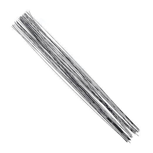Decora 24 Gauge Black Floral Wire 16 inch, 50/Package by DECORA